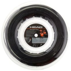 Head Velocity MLT 16/1.30 Tennis String Reel (Black) -Racquetguys Head Velocity MLT 16 Reel Black
