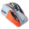 Head Radical Supercombi 9 Pack Racquet Bag (Grey/Orange) -Racquetguys IMG 2921