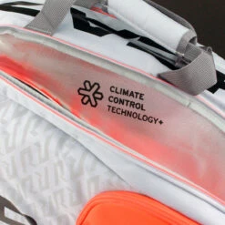 Head Radical Supercombi 9 Pack Racquet Bag (Grey/Orange) -Racquetguys IMG 2928