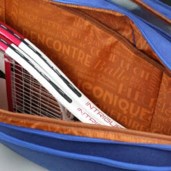 Wilson Super Tour 9 Pack Roland Garros Racquet Bag (Blue/Clay) 9 Wilson Super Tour 9 Pack Roland Garros Racquet Bag (Blue/Clay) -Racquetguys IMG 2956