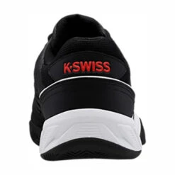 K-Swiss BigShot Light 4 Men's Tennis Shoe (Black/White/Red) -Racquetguys K SwissBigShotLight4Black4