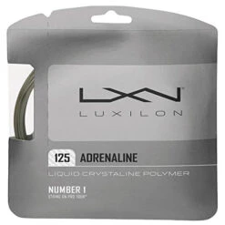 Luxilon Adrenaline 16L/1.25 Tennis String (Platinum)