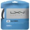 Luxilon ALU Power 16L /1.25 Tennis String (Silver) 1 Luxilon ALU Power 16L /1.25 Tennis String (Silver) -Racquetguys Luxilon Big Banger ALU Power 16L Tennis String WRZ9951 Silver RacquetGuys