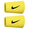Nike Tennis Premier Doublewide Wristband (Yellow Strike/Black) -Racquetguys N.000.2466 736 P 1750DLR