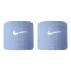 Nike Tennis Premier Wristbands 2 Pack (Blue/White) -Racquetguys N.000.2467 444 P 1EC5FLR