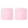 Nike Tennis Premier Wristbands 2 Pack (Pink Foam/White)