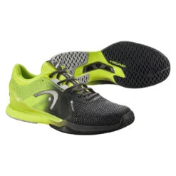 Head Sprint Pro 3.0 SF Men's Tennis Shoe (Black/Lime) -Racquetguys Presentation 273081 SPRINT PRO 3 0 SF MEN BKLI 1 2