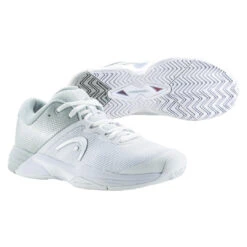 Head Revolt Evo 2.0 Women's Tennis Shoe (White/Grey) 11 Head Revolt Evo 2.0 Women's Tennis Shoe (White/Grey) -Racquetguys Presentation 274212 Revolt Evo 2.0 Women WHGR 1 2