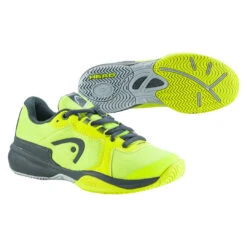 Head Sprint 3.5 Junior Tennis Shoe (Yellow/Green) -Racquetguys Presentation 275102 Sprint 3.5 Junior YEGR 3