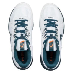 Head Sprint 3.5 Junior Tennis Shoe (White/Orange) -Racquetguys Presentation 275132 Sprint 3.5 Junior WHOR 5