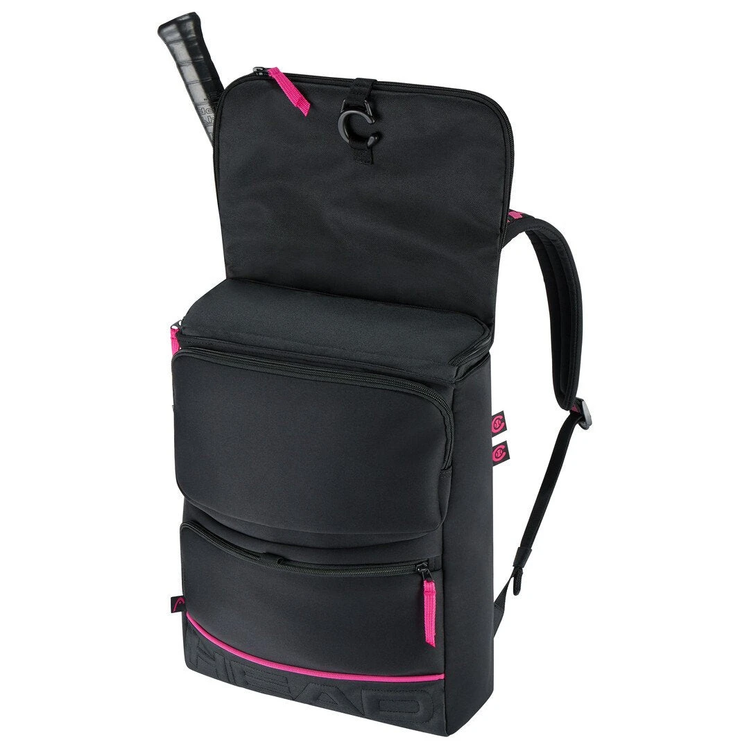 Head Coco Backpack Racquet Bag (Black/Pink) 4 Head Coco Backpack Racquet Bag (Black/Pink) - Image 2