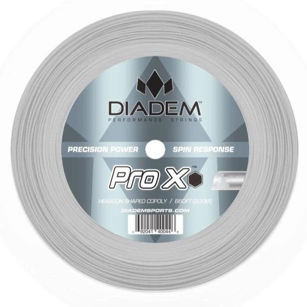 Diadem Pro X 18/1.15 Tennis String Reel (Silver) 3 Diadem Pro X 18/1.15 Tennis String Reel (Silver)