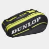 Dunlop SX Performance Thermo 8 Pack Racquet Bag (Black/Yellow) -Racquetguys SX Performance 8 Racket Thermo Bag lrg V1