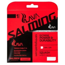 Salming Lava 17 Squash String (Red)
