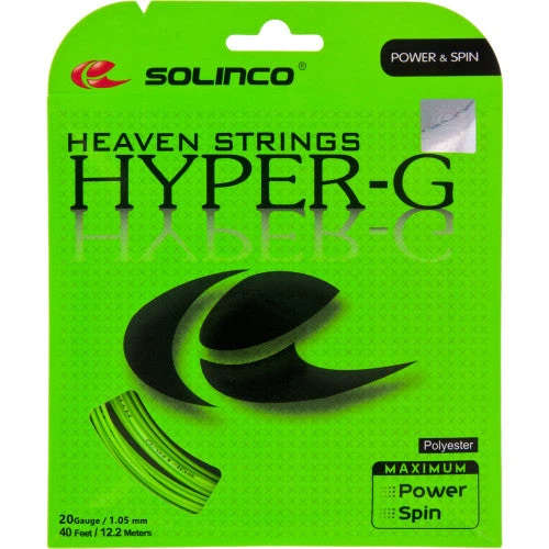 Solinco Hyper-G 20/1.05 Tennis String (Green) 3 Solinco Hyper-G 20/1.05 Tennis String (Green)