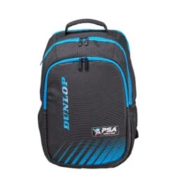 Dunlop PSA Backpack Racquet Bag (Black/Blue) -Racquetguys Squash PSA Luggage Backpack 1