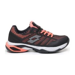 Lotto Viper Ultra IV Speed Women's Tennis Shoe (Black/Rose Pink) -Racquetguys T6435 01 unq11094