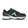 Tyrol Striker Pro V Women's Pickleball Shoe (Black/Teal) -Racquetguys Tyrol DriveVSIDEBlackBlue 1