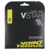 Volkl V-Star 17/1.25 Tennis String (White) 2 Volkl V-Star 17/1.25 Tennis String (White) -Racquetguys V Star 17gSilverSet