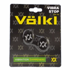 Volkl Vibrastop Vibration Dampener 2 Pack (Black/Silver)