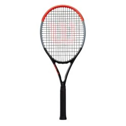 Wilson Clash 100 Pro -Racquetguys WR005711U Clash 100 Tour Black Strings Black Grey Red Front