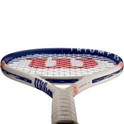 Wilson Roland Garros Triumph (Pre-Strung) -Racquetguys WR066510U 3 Roland Garros Triumph NA WH OR.png.high res