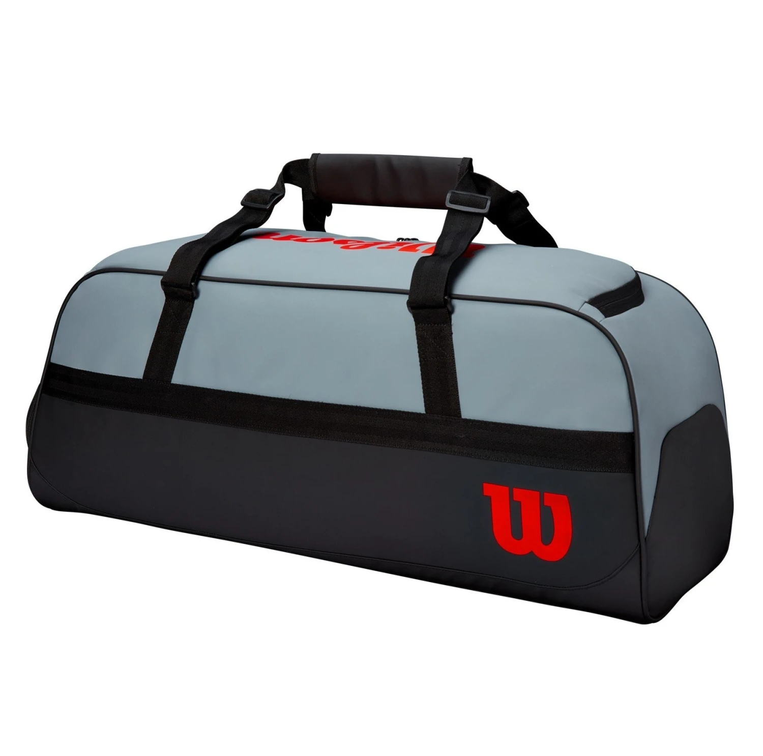 Wilson Clash Duffel Large Racquet Bag (Grey/Black/Infrared) 4 Wilson Clash Duffel Large Racquet Bag (Grey/Black/Infrared) - Image 2