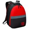Wilson Clash Junior Racquet Backpack (Infrared/Grey/Black) -Racquetguys WR8002601001 1 CLASH Backpack Junior BL GY RD