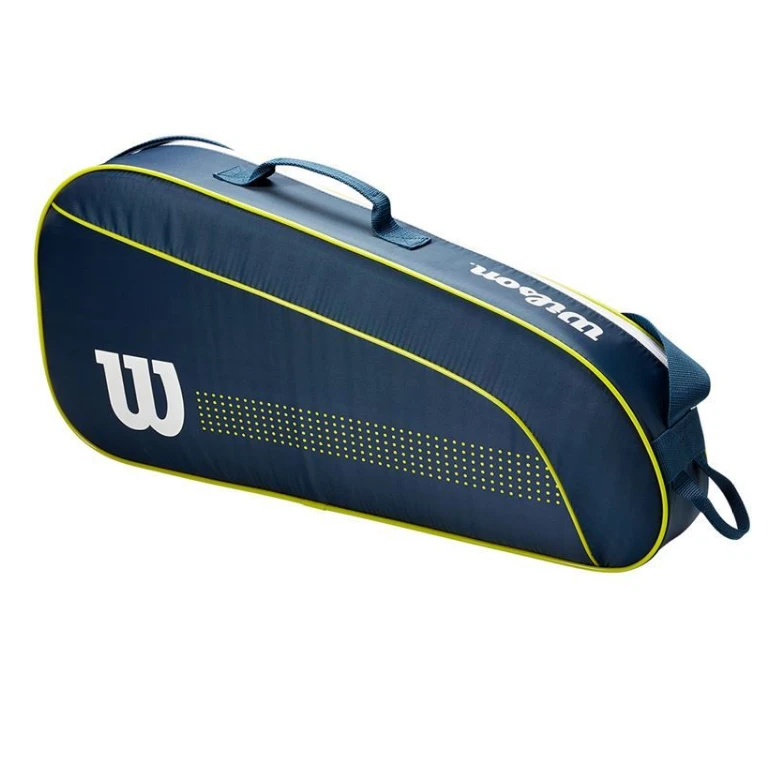 Wilson Junior 3 Pack Bag (Navy/White/Green) 4 Wilson Junior 3 Pack Bag (Navy/White/Green) - Image 2