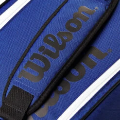 Wilson US Open Team 6 Pack Racquet Bag (Blue/Black) -Racquetguys WR8018601 Wilson US Open Team 6 Pack Blue Black 3