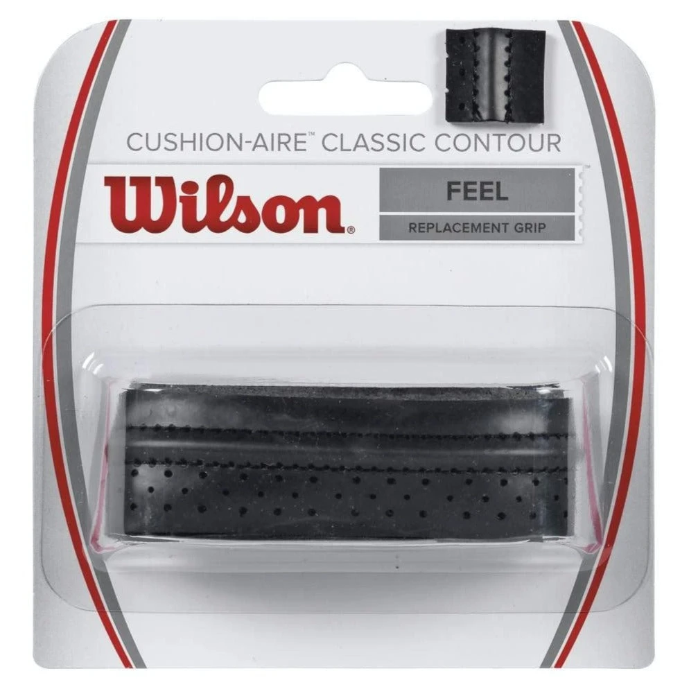 Wilson Cushion-Aire Classic Contour Replacement Grip (Black) 3 Wilson Cushion-Aire Classic Contour Replacement Grip (Black)