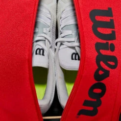 Wilson RF DNA Backpack Racquet Bag (Red/Black) -Racquetguys Wilson WR8005302 RF DNA Backpack Red Black 6