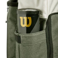 Wilson Women's Backpack Racquet Bag (Cream/Black/Forest) -Racquetguys Wilson WR8017401 Womens Backpack Cream ForestGreen 8 d3f2ece2 88e4 44ca b48f 3b0c20cfbd80