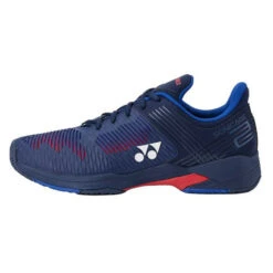 Yonex Power Cushion Sonicage 2 Wide Men's Tennis Shoe (Navy/Red) -Racquetguys Yonex sonicage2w 3