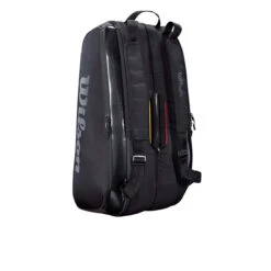 Wilson Pro Staff V13 Super Tour 9 Pack Racquet Bag (Black) -Racquetguys bb6f0c3b5295082ff83c57057f1f8880657922ca WR8010601 2 SUPER TOUR PRO STAFF 9PK BL