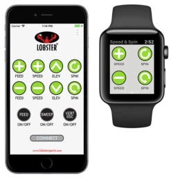 Lobster The Pickle 2 Pickleball Ball Machine + Elite 10 Apple Remote -Racquetguys elite10 apple remote