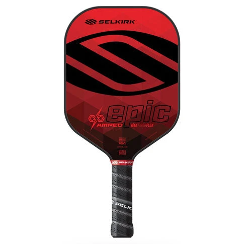 Selkirk Amped Epic Midweight Pickleball Paddle (Red) 3 Selkirk Amped Epic Midweight Pickleball Paddle (Red)