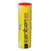 Carlton F2 Nylon Badminton Shuttlecocks (Yellow) (Red Cap) 1 Carlton F2 Nylon Badminton Shuttlecocks (Yellow) (Red Cap) -Racquetguys f2red