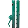 Premium Permanent Pickleball Net Posts W/ External Winder (Green) -Racquetguys gamma tennis crank net post