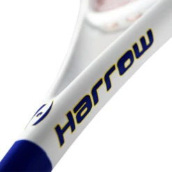 Harrow Vapor Ultralite (White/Royal/Yellow) -Racquetguys harrow vapor ultralight squash racquet white royal yellow 4