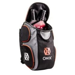Onix Pickleball Backpack Paddle Bag (Black/Orange) -Racquetguys kh2kmunvjadtz9lzllgm grande 76cd693b 0bcd 4aec 922f 2a833a6b042e