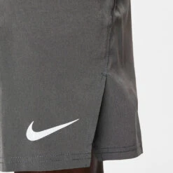 Nike Men's Dri-FIT Slam 9 Inch Shorts (Black/Dark Grey) 11 Nike Men's Dri-FIT Slam 9 Inch Shorts (Black/Dark Grey) -Racquetguys nikecourt dri fit slam tennis shorts 6LqhBH 4