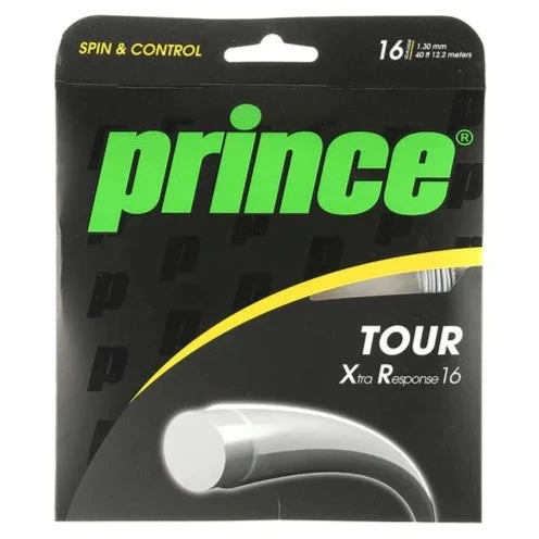 Prince Tour Xtra Response 16/1.30 Tennis String (Silver) 3 Prince Tour Xtra Response 16/1.30 Tennis String (Silver)