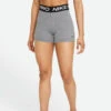 Nike Women's Pro 365 5-Inch Shorts (Grey/Black) -Racquetguys pro 365 womens 5 shorts 2TGH05