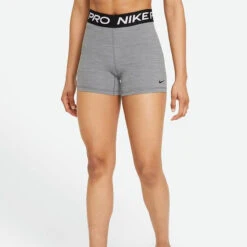 Nike Women's Pro 365 5-Inch Shorts (Grey/Black)