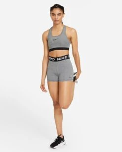 Nike Women's Pro 365 5-Inch Shorts (Grey/Black) 7 Nike Women's Pro 365 5-Inch Shorts (Grey/Black) -Racquetguys pro 365 womens 5 shorts 2TGH05 2
