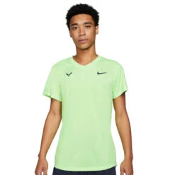 Nike Men's Rafa Dri-FIT Challenger Top (Lime/Black)