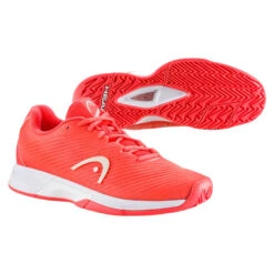 Head Revolt Pro 4.0 Women's Tennis Shoe (Coral/White) -Racquetguys revolt pro 4 0 women cowh 4