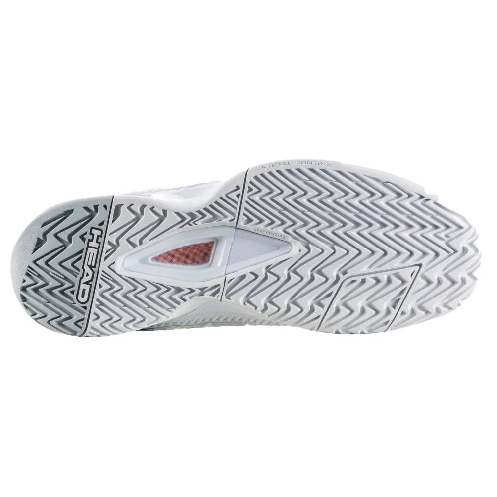 Head Revolt Pro 4.0 Women's Tennis Shoe (White/Grey) 4 Head Revolt Pro 4.0 Women's Tennis Shoe (White/Grey) - Image 2