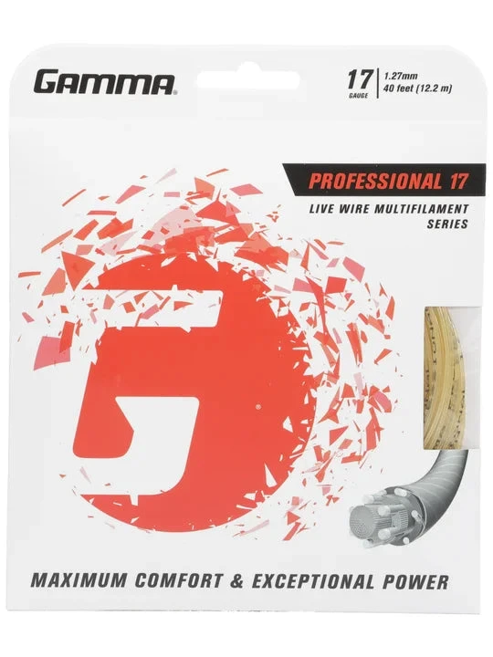 Gamma Live Wire Professional 17/1.27 Tennis String (Natural) 3 Gamma Live Wire Professional 17/1.27 Tennis String (Natural)